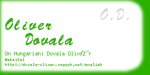 oliver dovala business card
